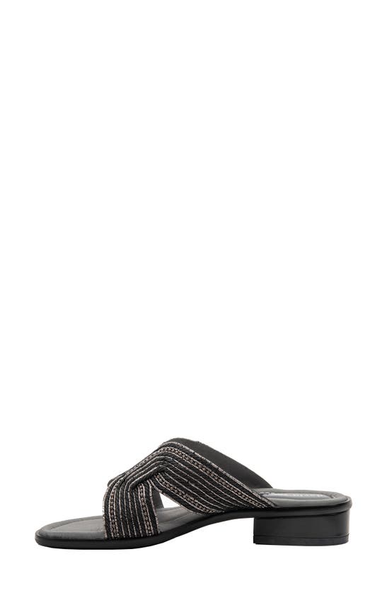 David Tate Thrill Detailed Sandal In Black