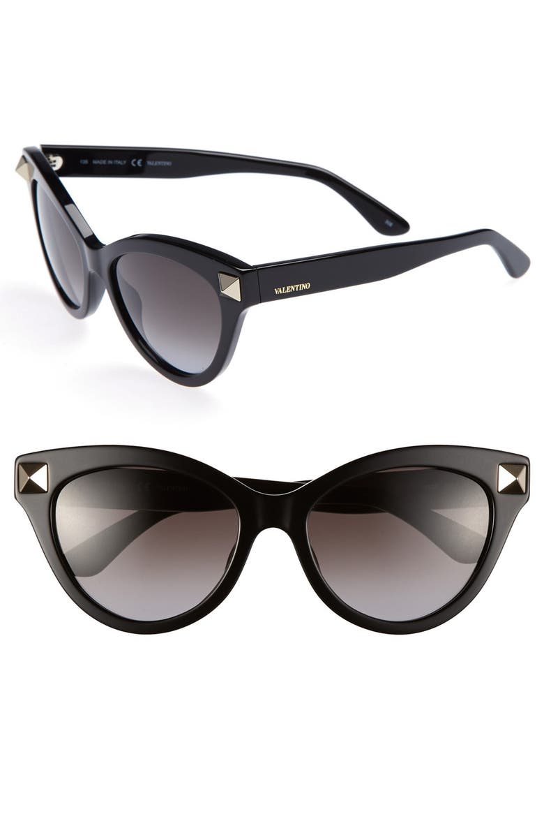 Valentino 'Rockstud' 53mm Retro Sunglasses | Nordstrom
