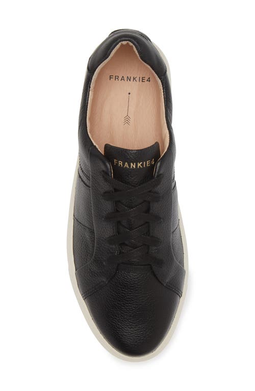 Frankie4 Riley Platform Sneaker In Black Tumbled
