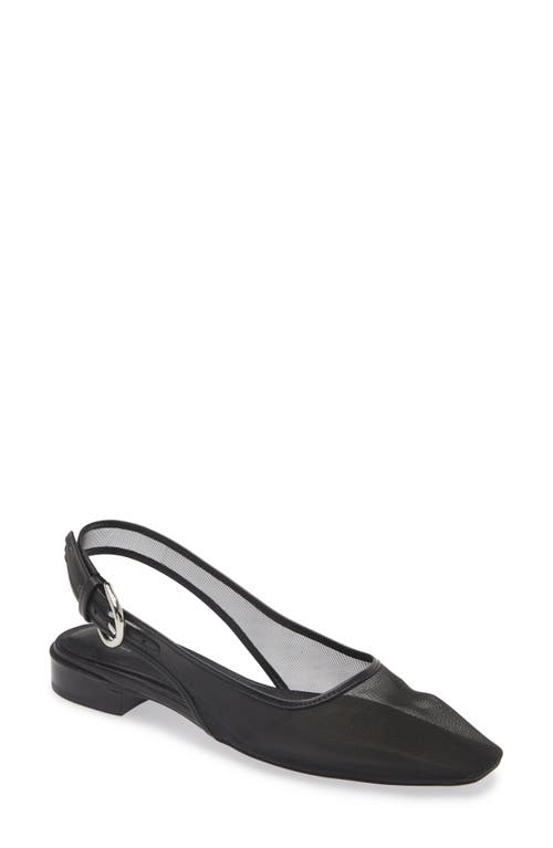 rag & bone Astra Slingback Flat Black at Nordstrom,