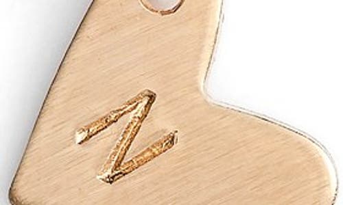 Nashelle 14k-gold Fill Initial Mini Heart Pendant Necklace In Gold/n