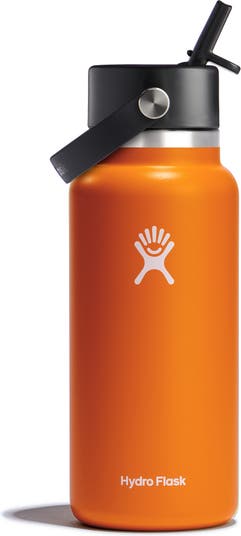 Hydro Flask 32-Ounce Wide Mouth Water Bottle with Straw Lid