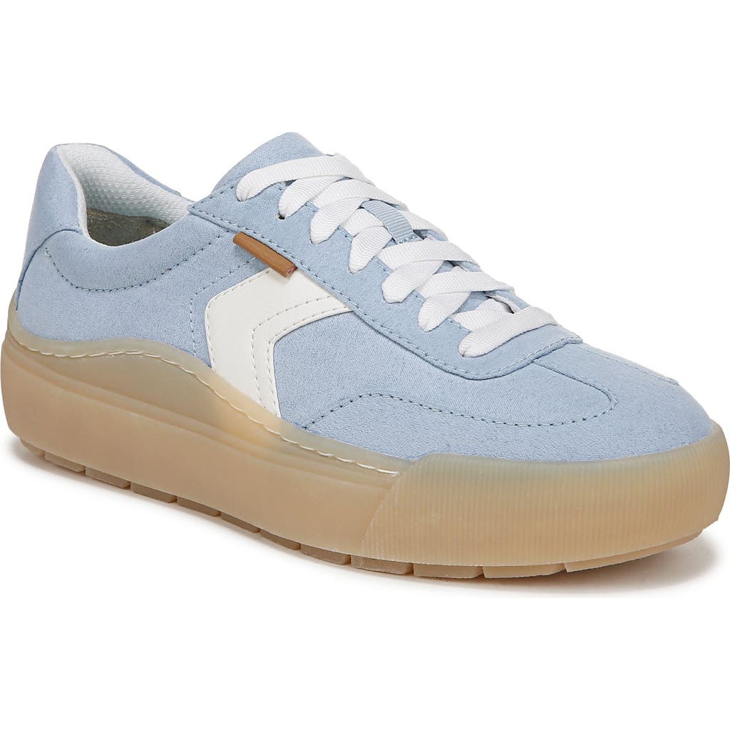 Shop Dr. Scholl's Time Off Win Low Top Sneaker In Light Blue