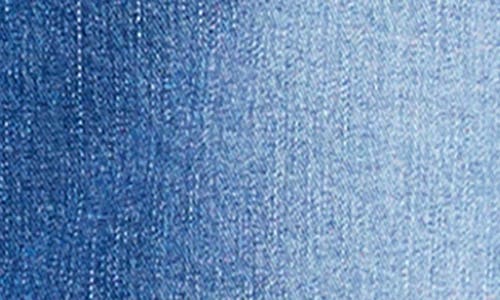 Wash Lab Denim Courtney Front Slit Denim Midi Skirt In Court Blue