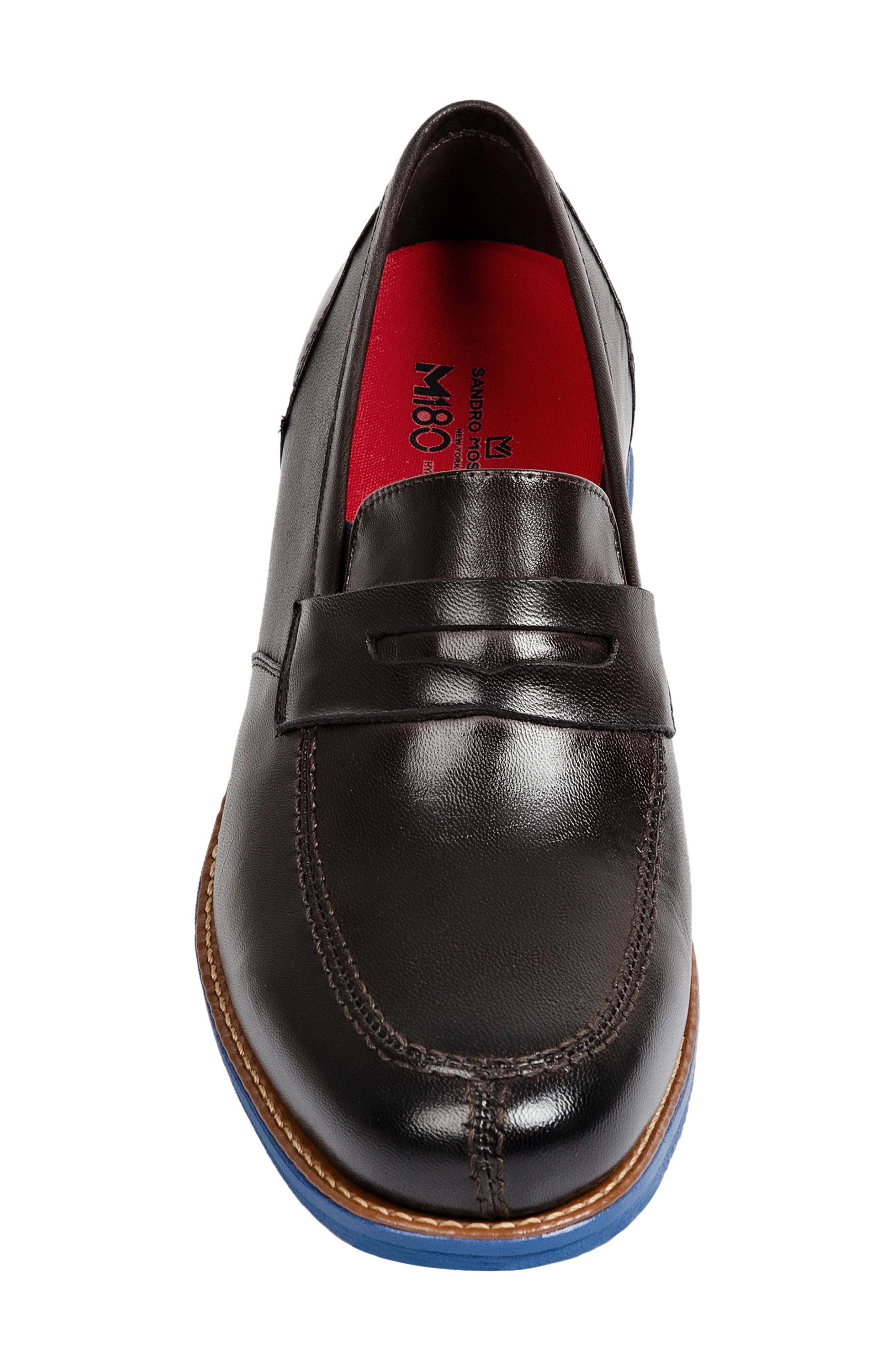 sandro moscoloni penny loafer