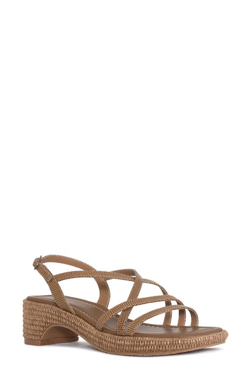 Shop Donald Pliner Slingback Sandal In Saddle