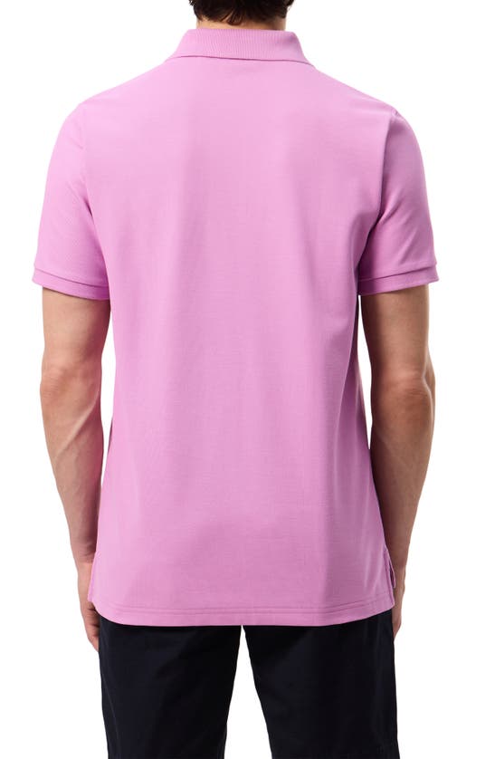 Shop Psycho Bunny The Classic Slim Fit Piqué Polo In Violet