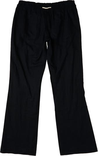NEW Roxy Oceanside Flared Pants in True Black Size XL Extra Large