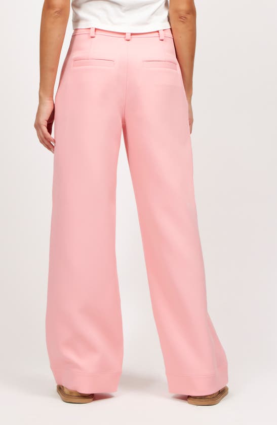 Shop Equipment Andres Wide Leg Pants In Flamingo Pink