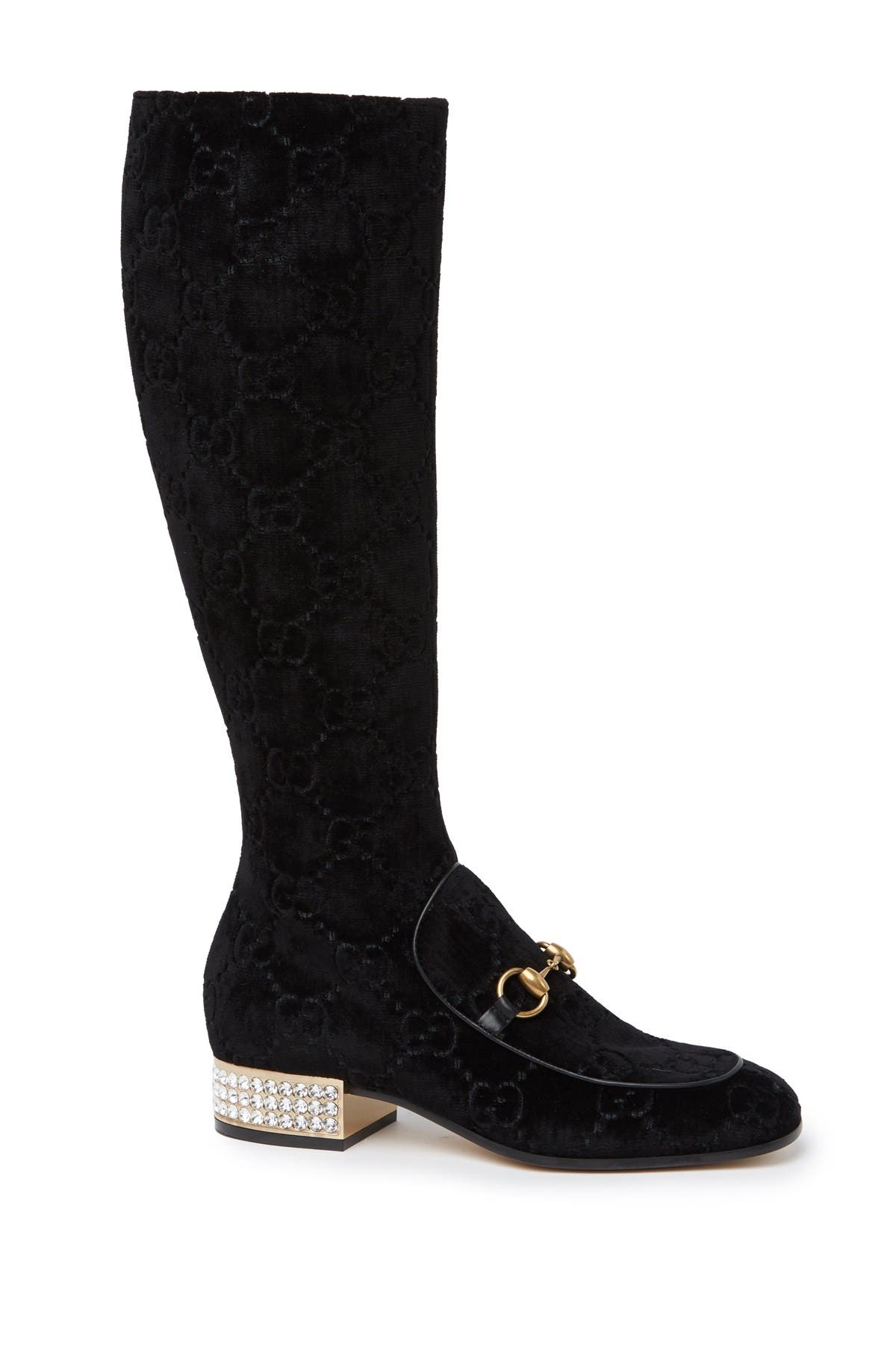 gucci rhinestone boots