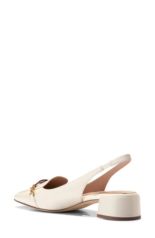 Shop Cole Haan Penley Slingback Pump In Ivory Box