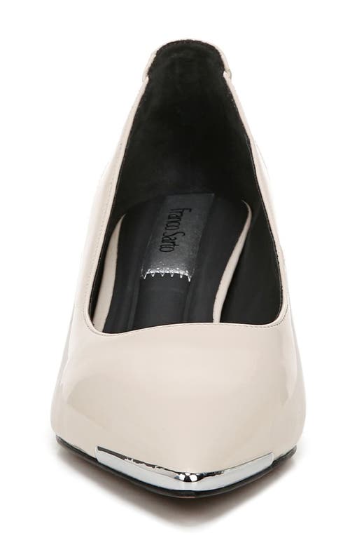 Shop Franco Sarto Kalsa Pointed Toe Kitten Heel Pump In White