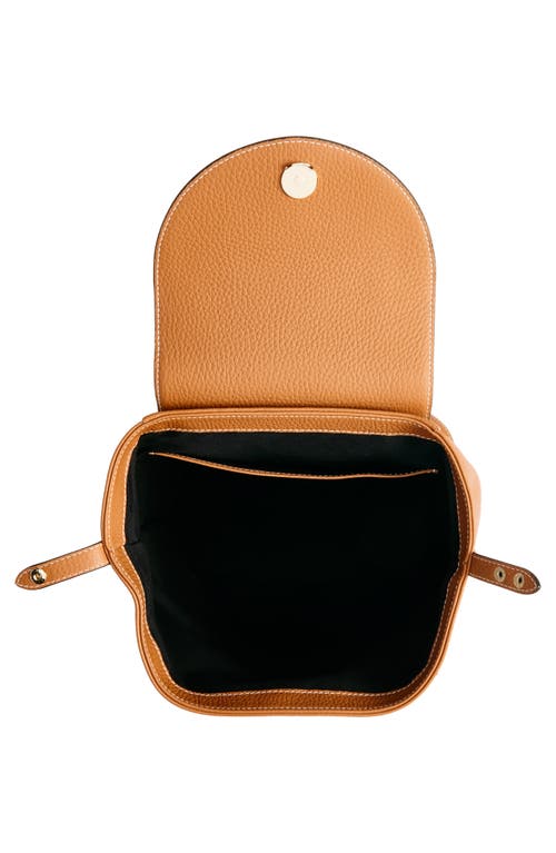 Strathberry Osette Leather Backpack In Tan