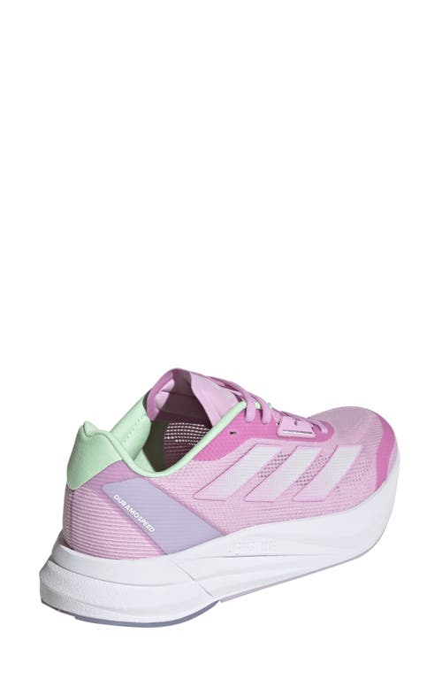 Shop Adidas Originals Adidas Duramo Speed Running Sneaker In Lilac/zero Met./dawn