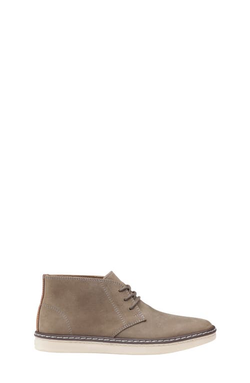 Johnston & Murphy Kids' Mcguffey Chukka Boot In Gray Oiled Nubuck