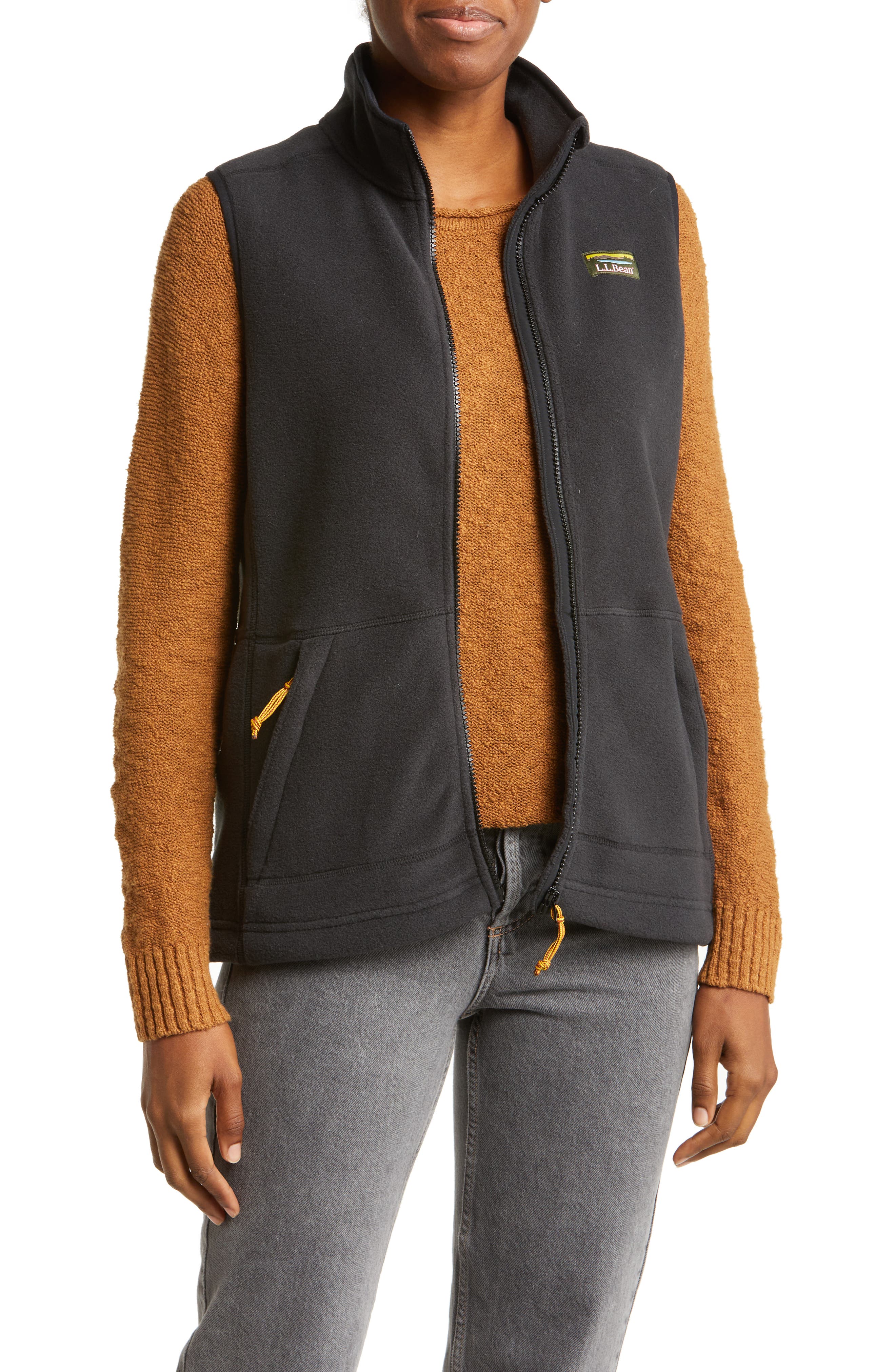 llbean womens winter vests