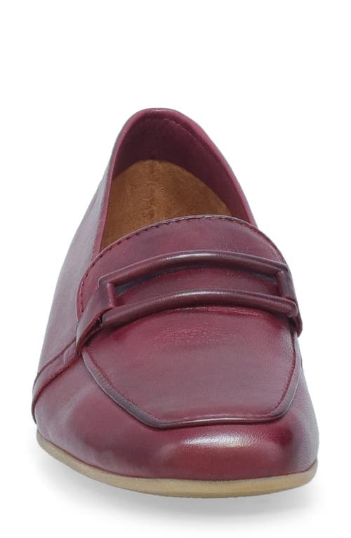 Shop Miz Mooz Ziya Penny Loafer In Bordeaux