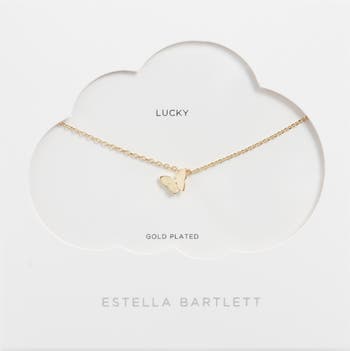 Lucky Butterfly Pendant Necklace