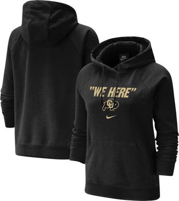 Colorado Buffaloes Nike Women's We Here Club Varsity Fleece Raglan