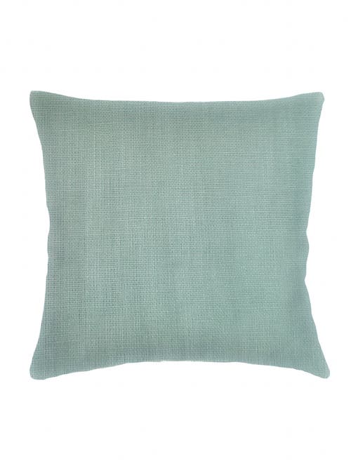 Anaya So Soft Linen Euro Pillow Down Insert In Mint Green