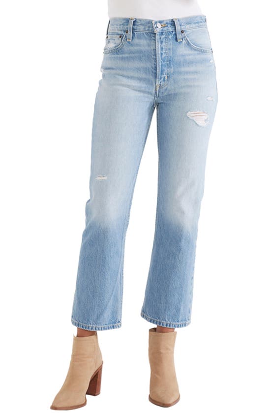ETICA JOSIE HIGH WAIST ORGANIC COTTON CROP JEANS
