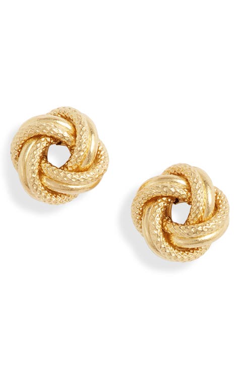 14K Gold Knot Stud Earrings (Nordstrom Exclusive)