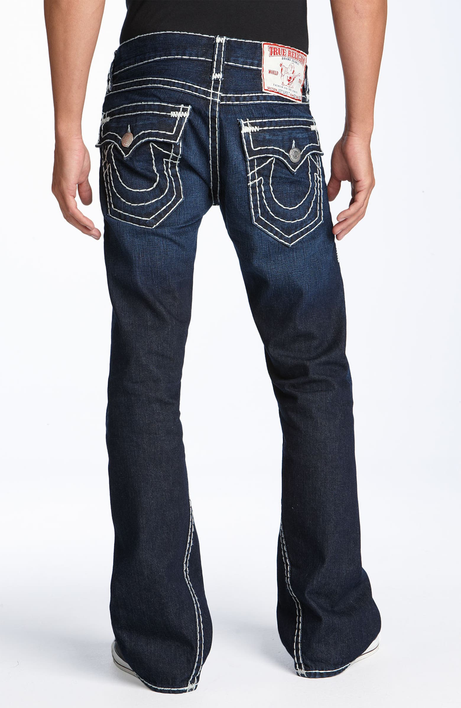 True Religion Brand Jeans 'Joey' Super T Bootcut Jeans (Dark Urban