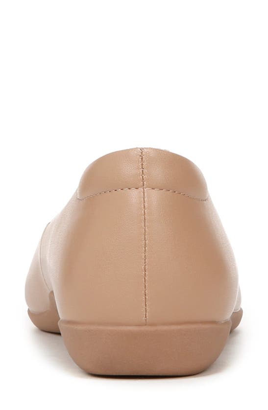 Shop Naturalizer Varali Flat In Taupe Faux Leather