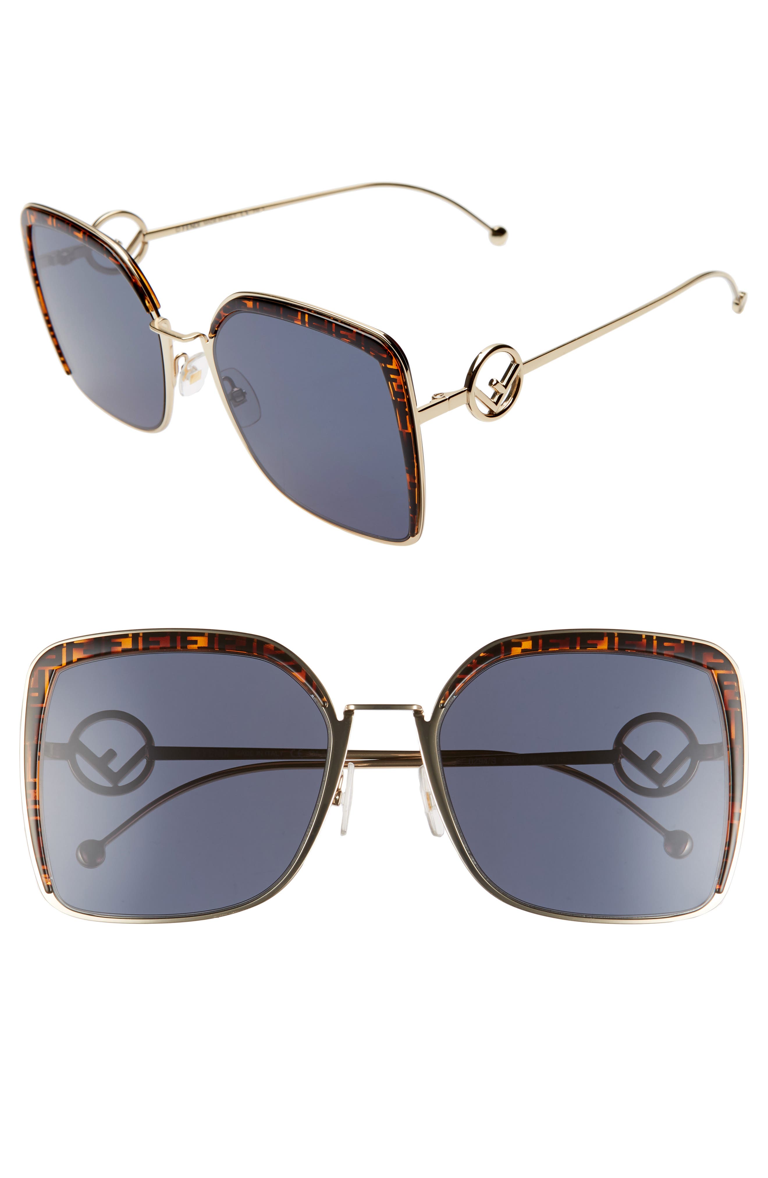 fendi 58mm sunglasses