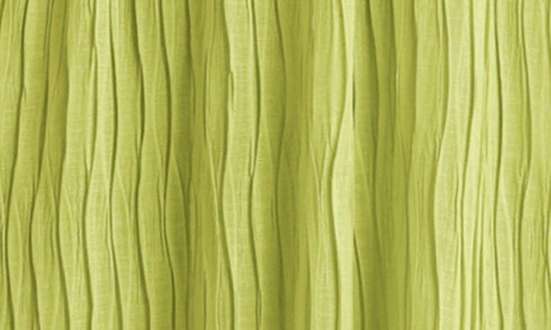 Shop Mila Mae Textured Asymmetric Hem Halter Dress In Lime