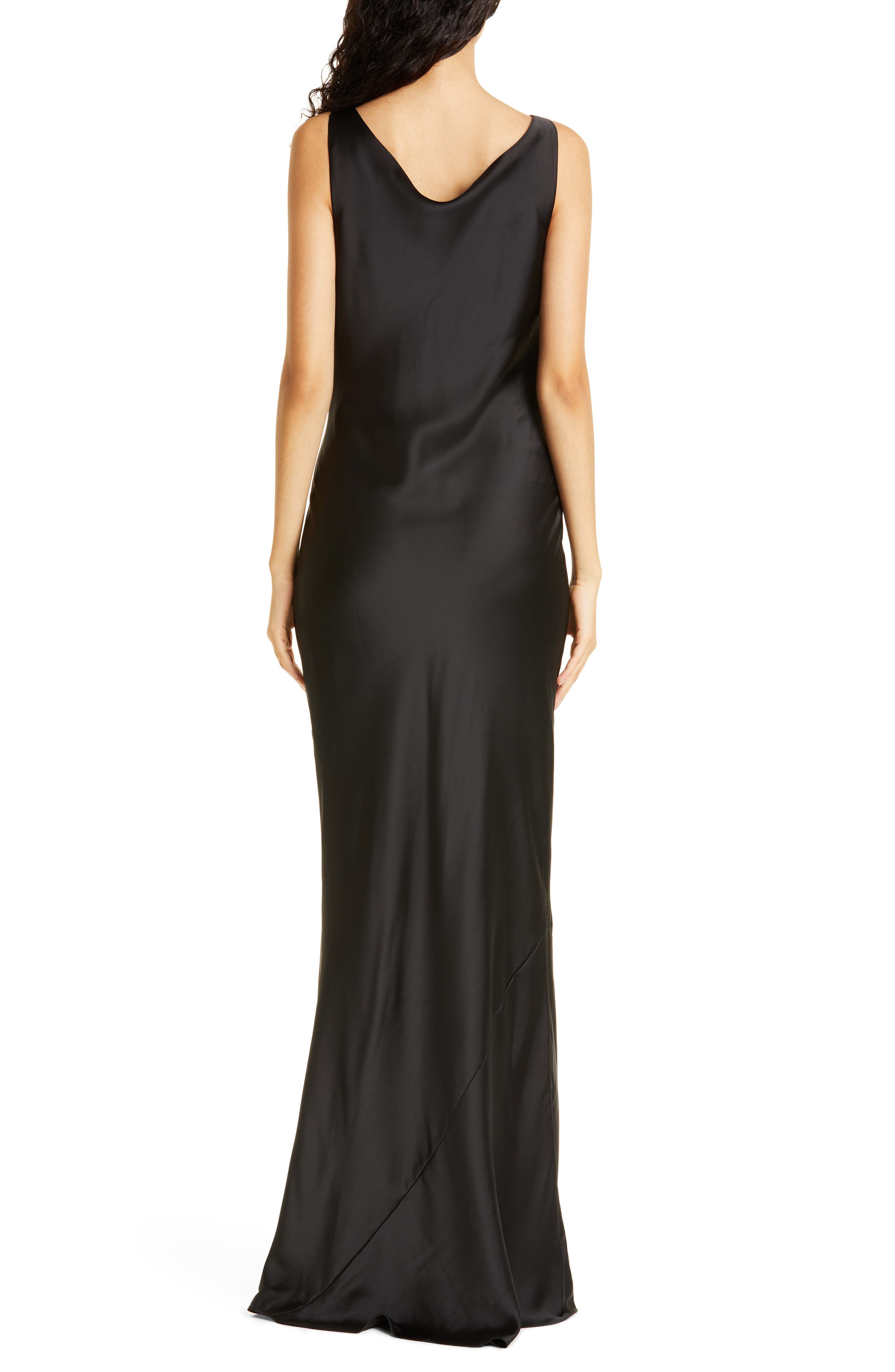 Norma Kamali Maria Cowl Neck Gown 