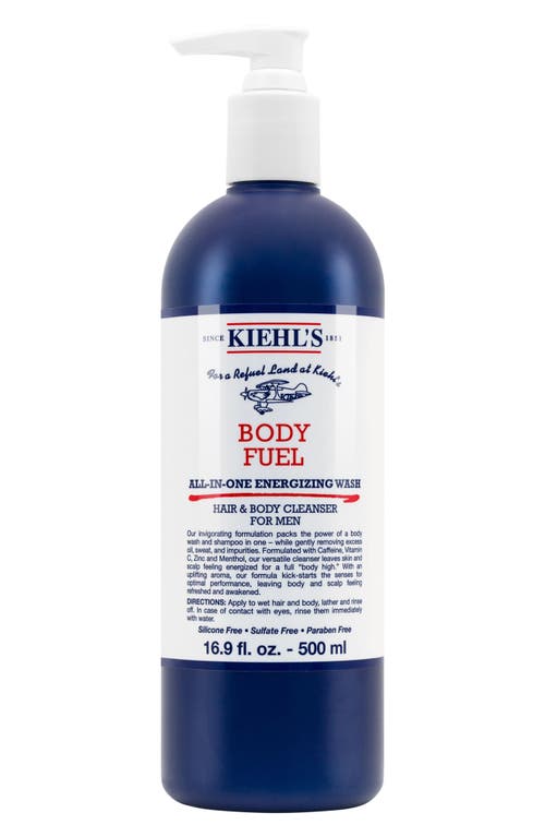 Kiehl's Since 1851 Body Fuel All-in-One Energizing & Conditioning Wash $80 Value