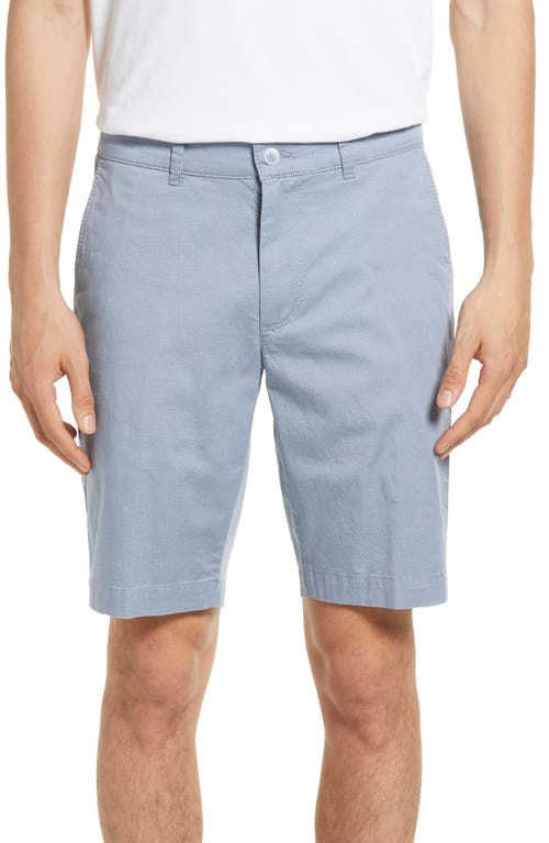 Brax Bozen Stretch Cotton Shorts in 28-Smoke Blue