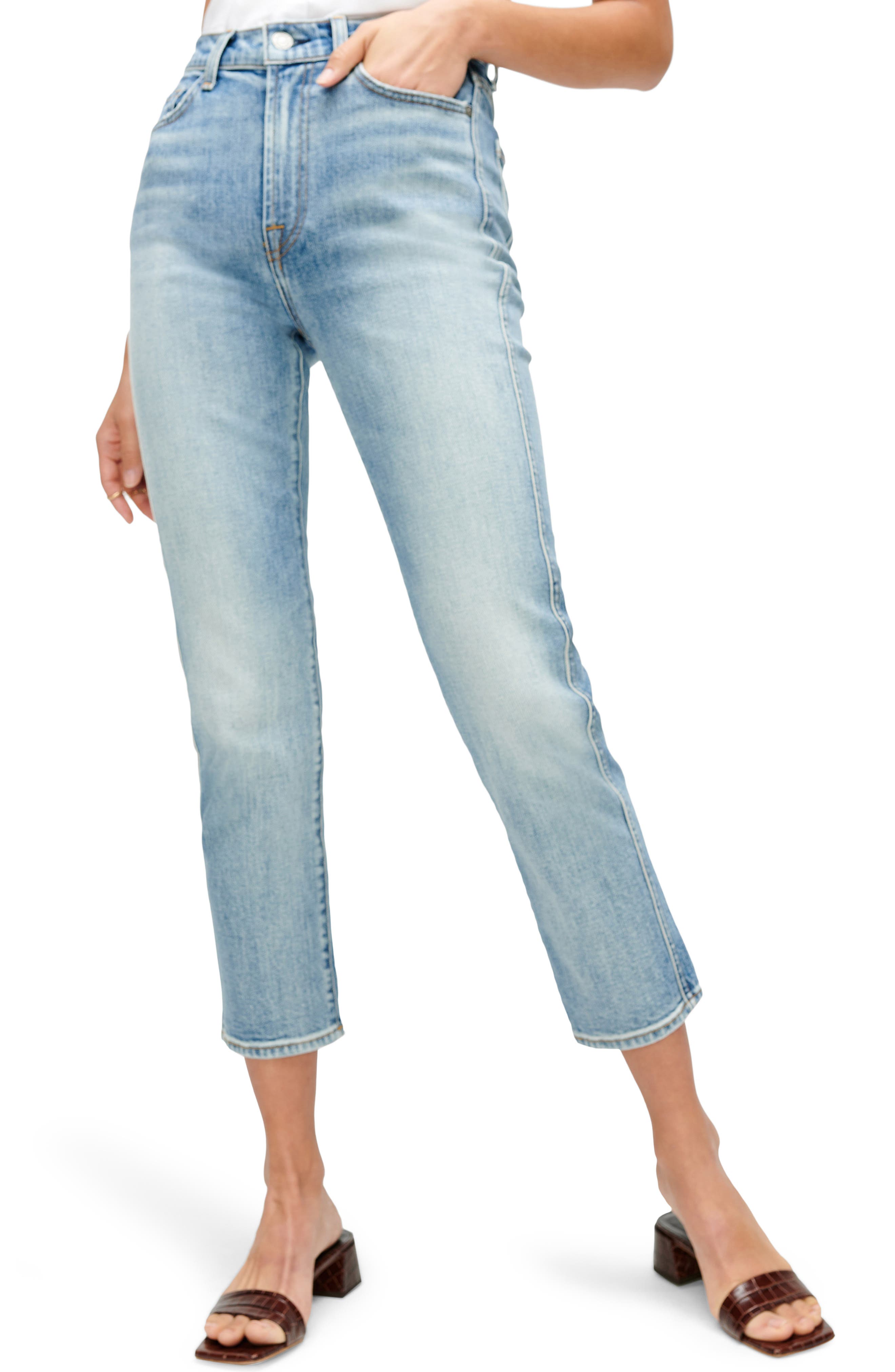 Mankind ® Crop Straight Leg Jeans 