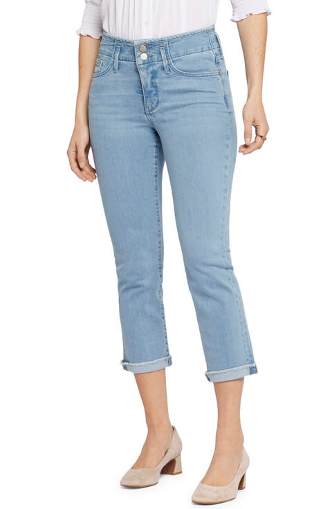 Chloe Hollywood Frayed Capri Jeans
