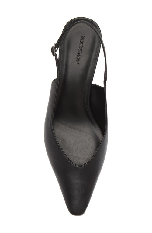 Shop Nordstrom Orleans Slingback Pump In Black