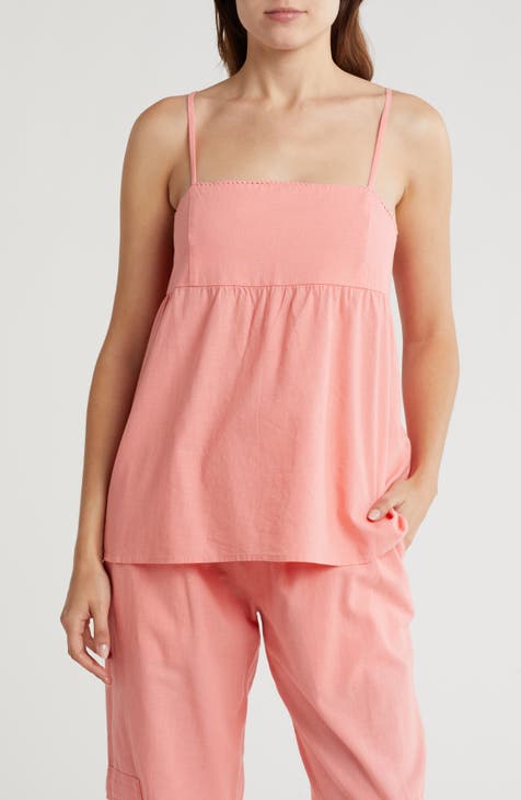 Cotton & Linen Babydoll Camisole