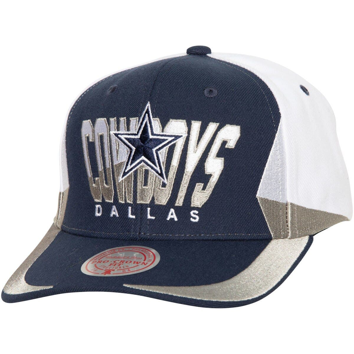 Men's Mitchell & Ness Blue/Green Dallas Mavericks Hardwood Classics  Sharktooth Snapback Hat