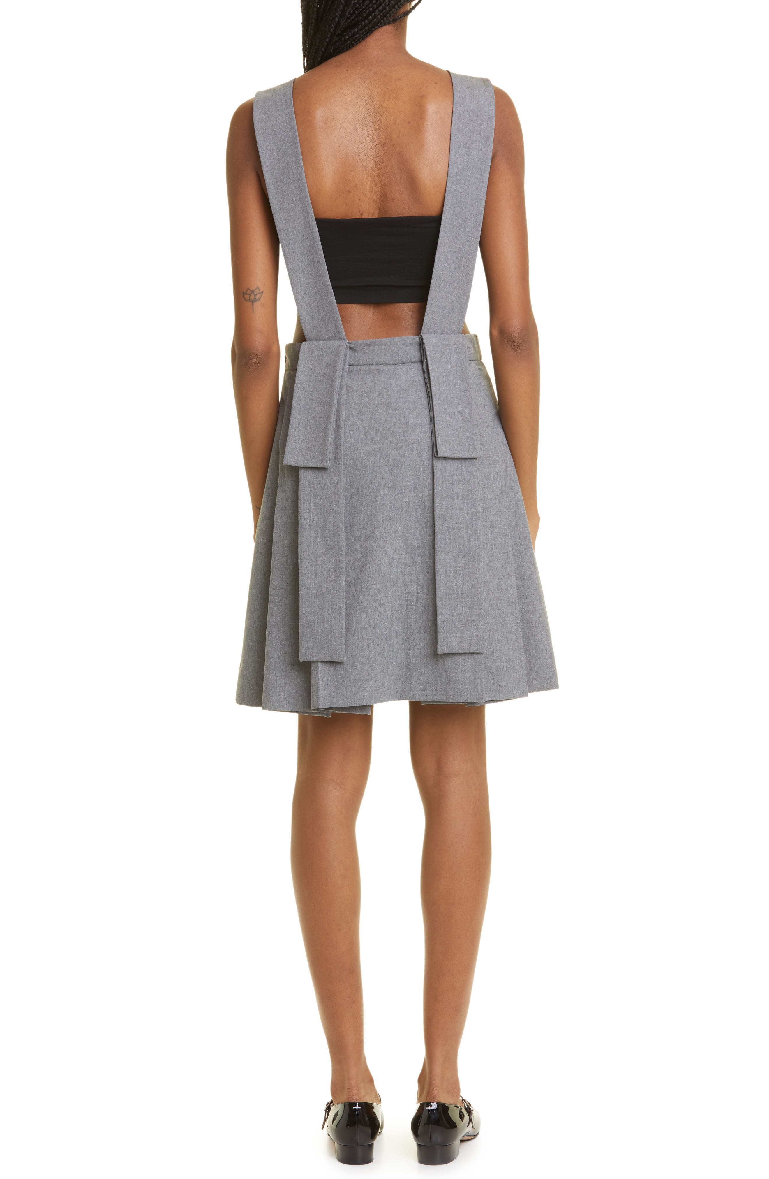 hannah b dresses bachelorette THE Black Pinafore Dress – Community Thrift and Vintage main image 1