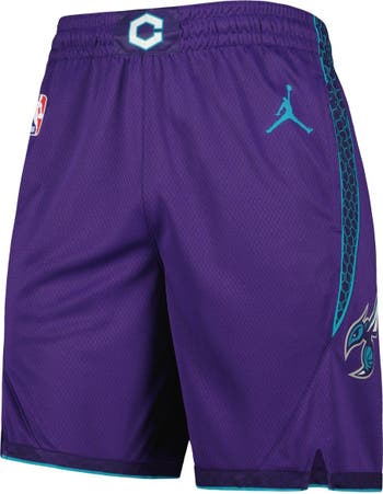 Men's Fanatics Branded Purple Charlotte Hornets Practice Performance Shorts