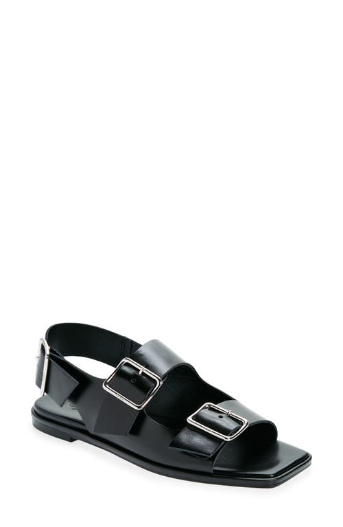 Shop Aeyde Tekla Slingback Sandal In Black