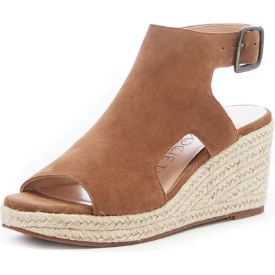 Sole Society Camreigh Espadrille Wedge, Brown
