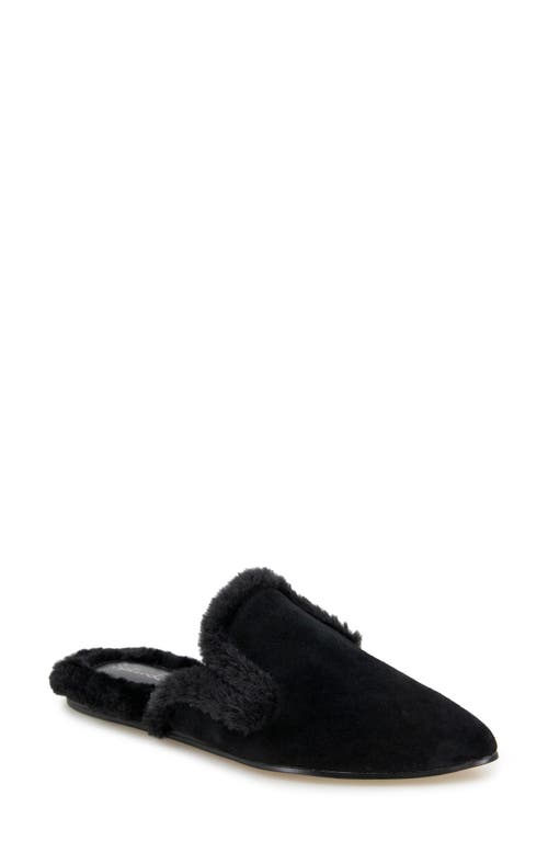 Shop Splendid Liza Mule In Black Fur