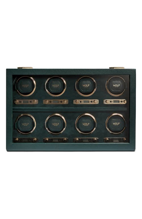 Shop Wolf British Racing Green 8-watch Winder & Case