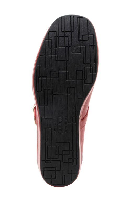 Alegria By Pg Lite Haylo Mary Jane Wedge Pump In Ruby