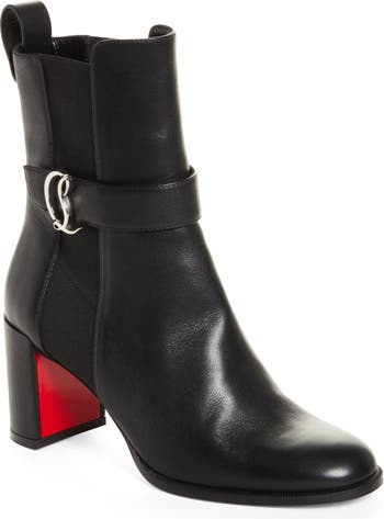 Women's luxury boots - Louboutin Olivia Snow ankle boots
