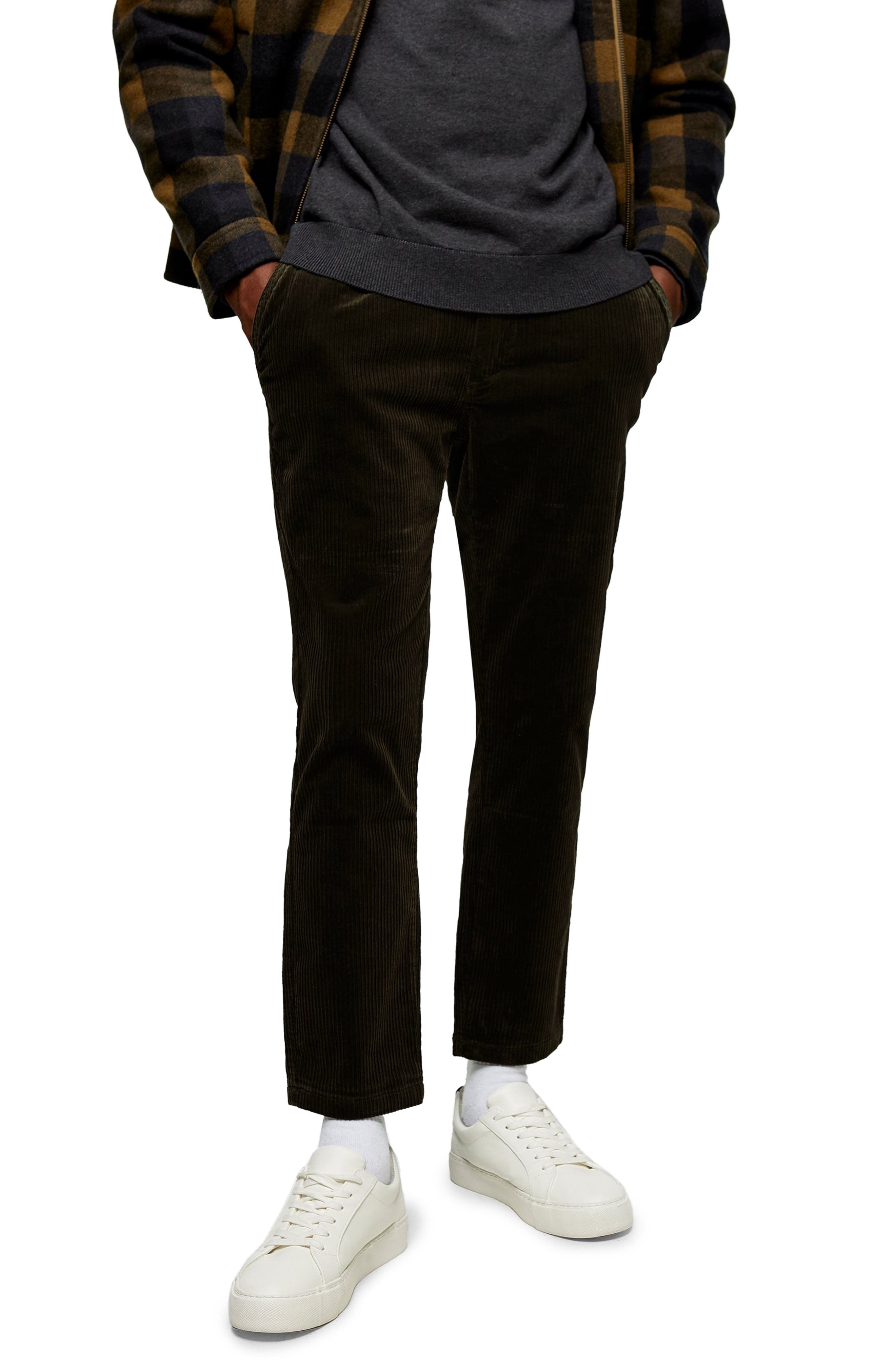 mens black corduroy shorts