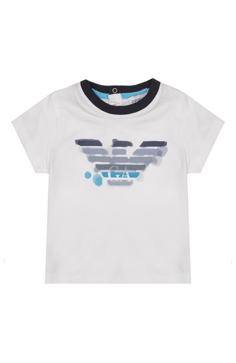 Armani Junior Large Logo T Shirt Baby Nordstrom