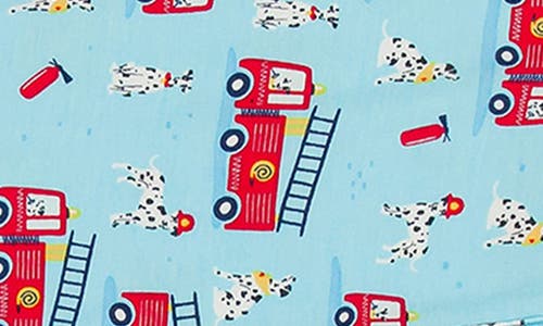 Ruggedbutts Paws To The Rescue Fitted One-piece Pajamas In Blue