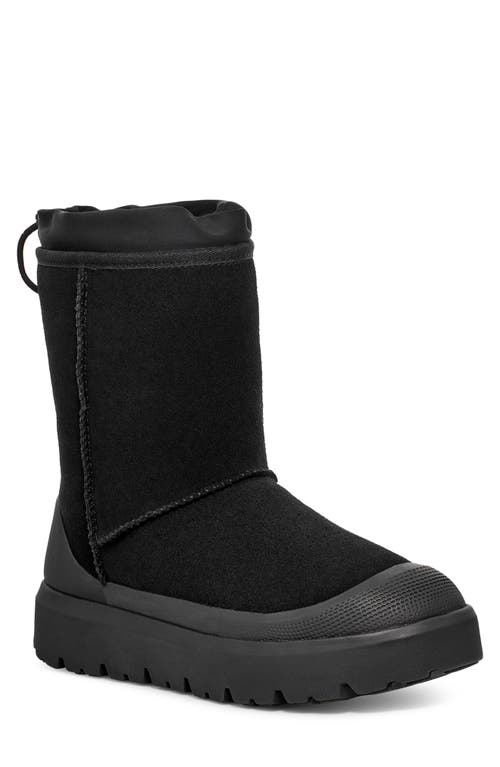 UGG(r) Classic Short Hybrid Winter Boot in Black /Black